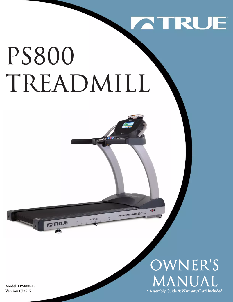 Page 1 de la notice Manuel utilisateur True Performance 800
