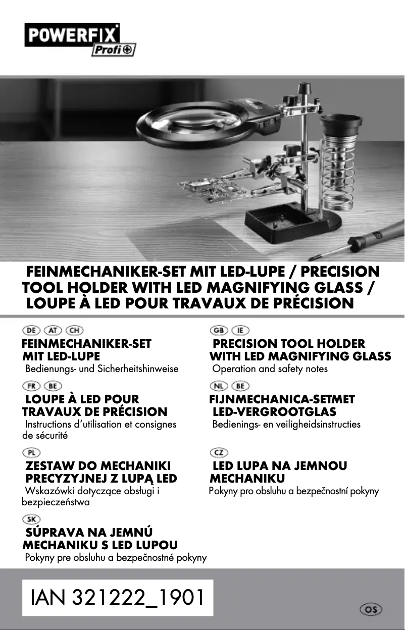 Image de la première page du manuel de l'appareil IAN 321222