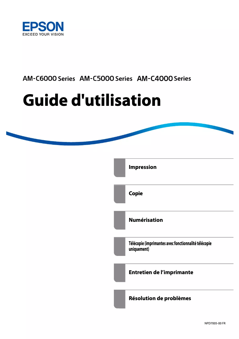 Page n°1 - Manuel utilisateur Epson ColorWorks C4000