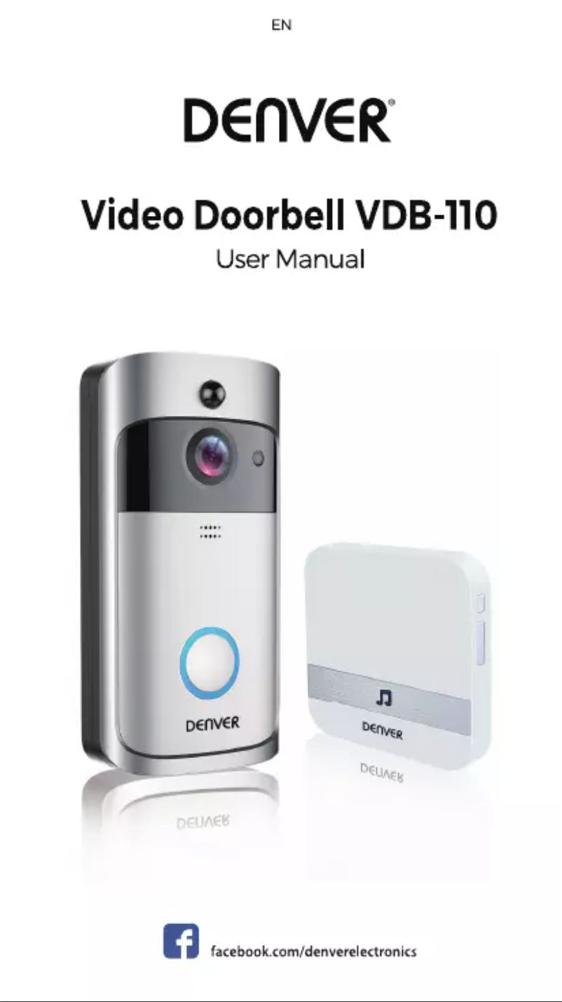 Image de la première page du manuel de l'appareil VDB-110