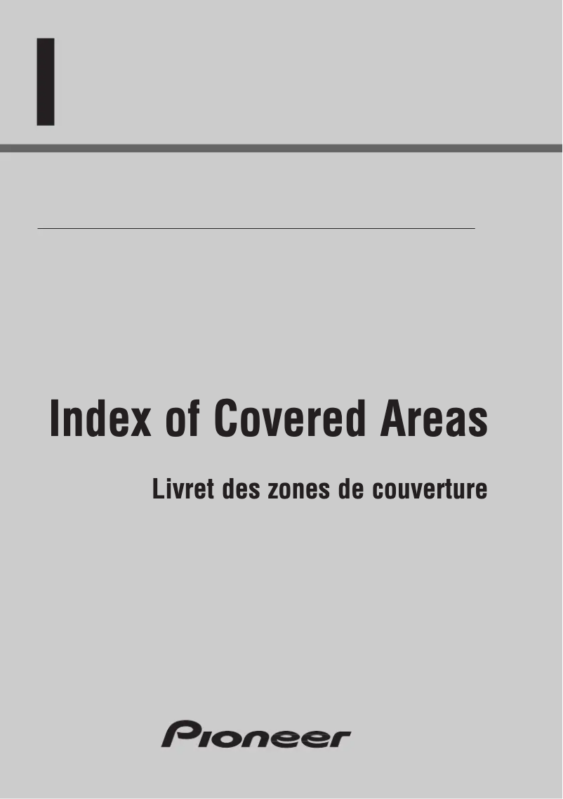 Page n°1 - Manuel utilisateur Pioneer AVIC 80 DA
