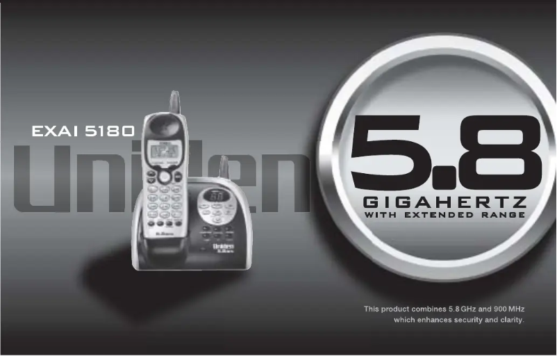 Imagen de la primera página del manual del dispositivo EXAI 5180