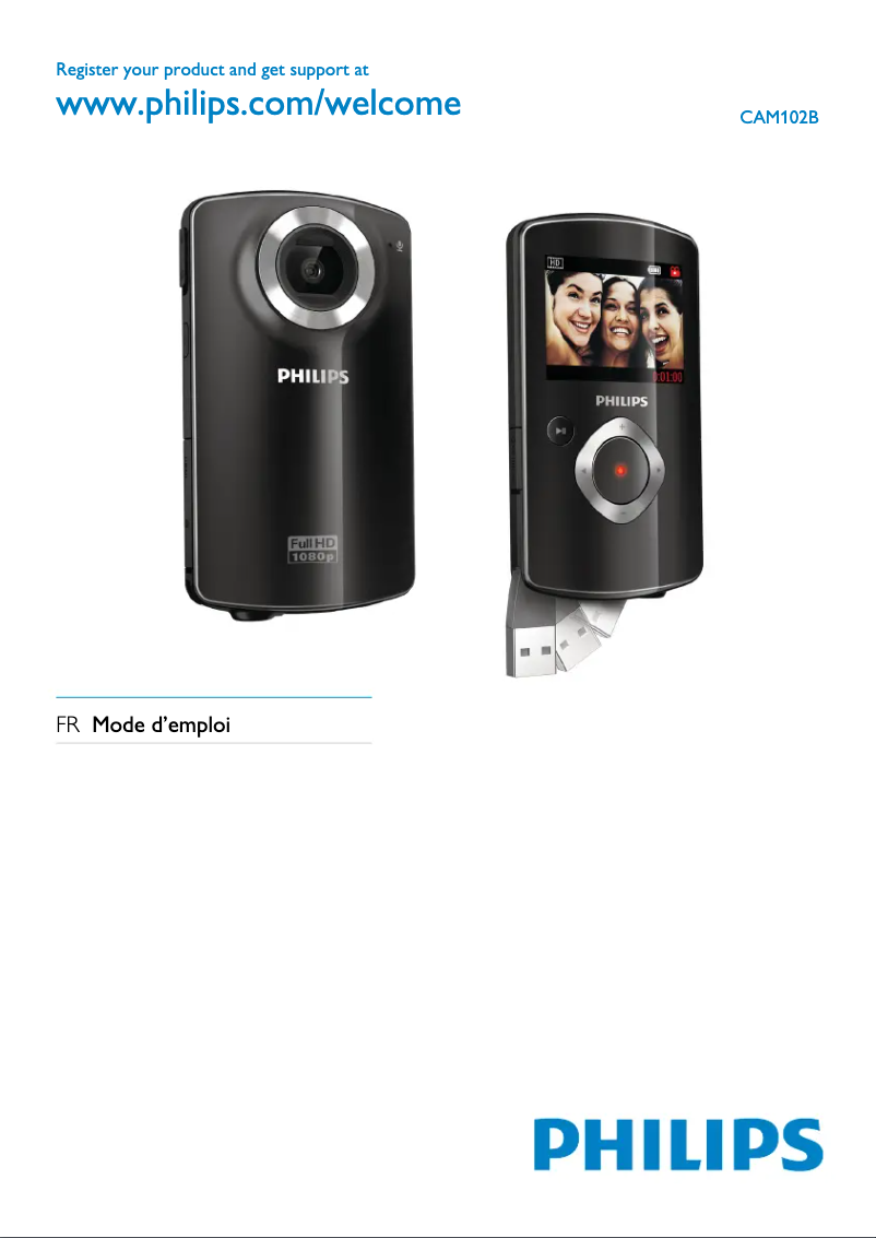 Page n°1 - Manuel utilisateur Philips CAM102
