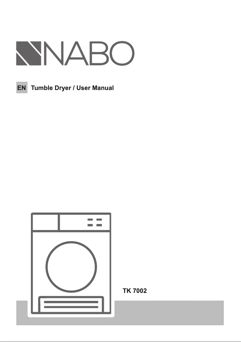 Page 1 de la notice Manuel utilisateur Nabo TK 7002