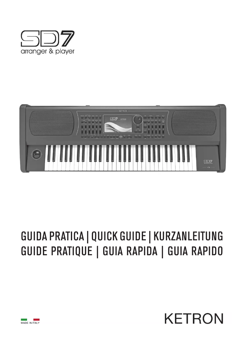 Página 1 del manual Manual de usuario Ketron SD7