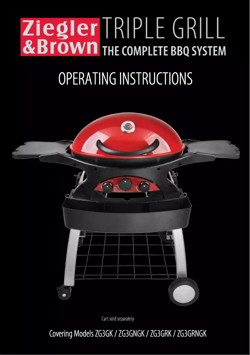 Image de la première page du manuel de l'appareil Twin Grill