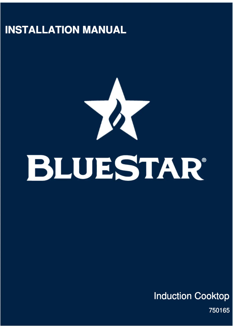 Page 1 de la notice Guide d'installation BlueStar BSP36INDCKT