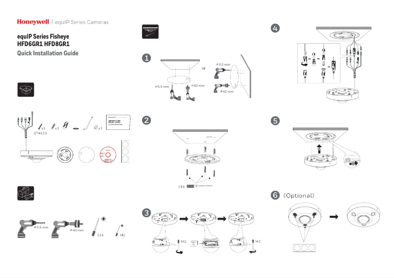 Page 1 de la notice Manuel utilisateur Honeywell equIP HFD6GR1