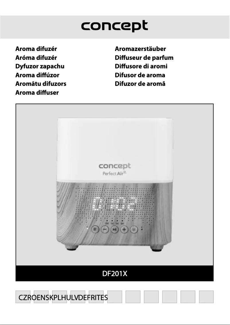 Page n°1 - Manuel utilisateur Concept Perfect Air DF2011