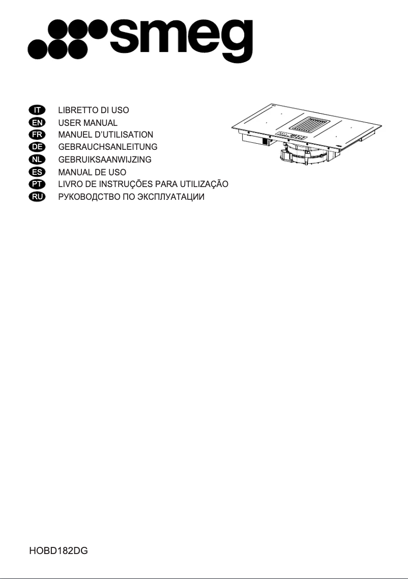 Page n°1 - Manuel utilisateur Smeg HOBD182DG