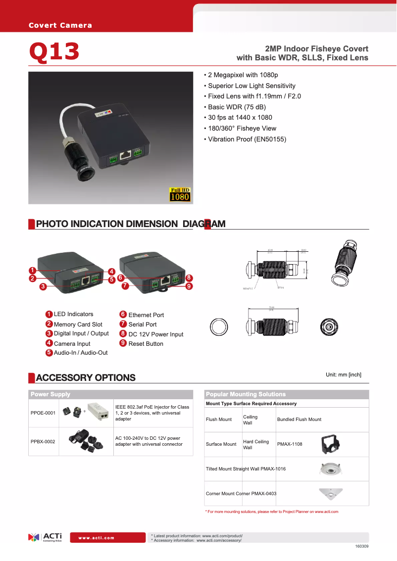 Image de la première page du manuel de l'appareil Q13