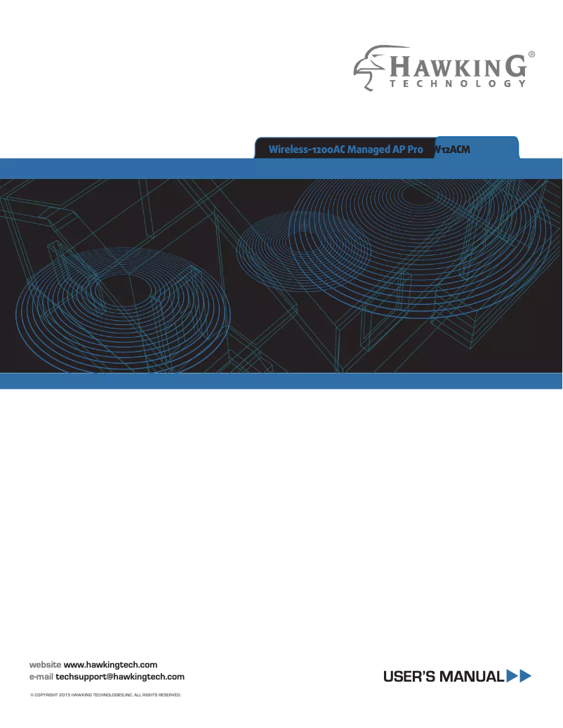 Page 1 de la notice Manuel utilisateur Hawking Technologies HW12ACM