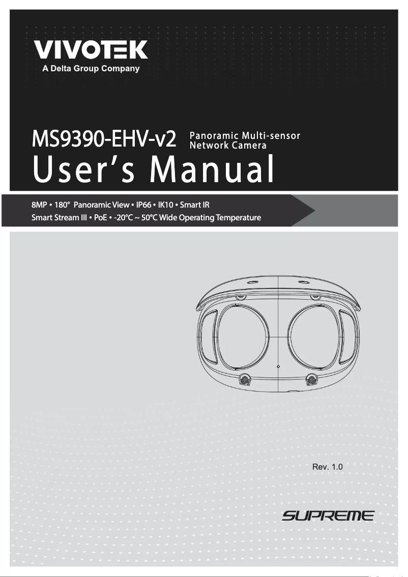 Image de la première page du manuel de l'appareil MS9390-EHV-v2