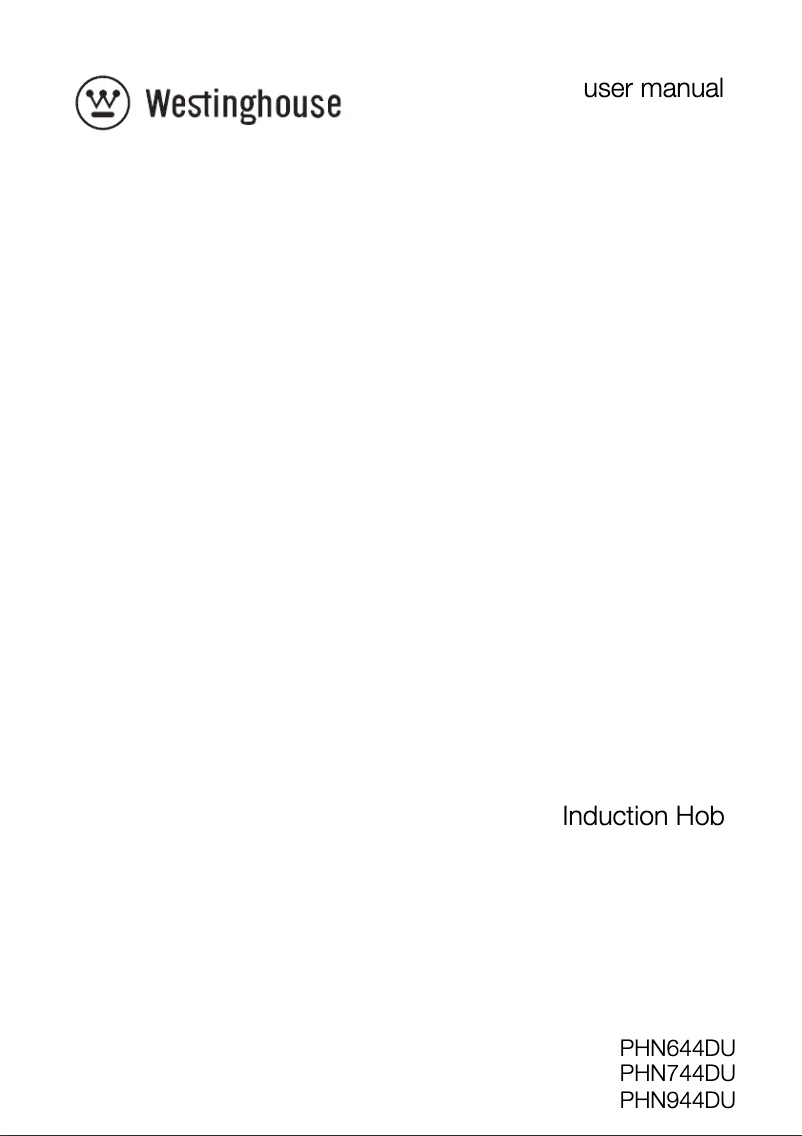 Page n°1 - Mode d'emploi Westinghouse PHN744DU