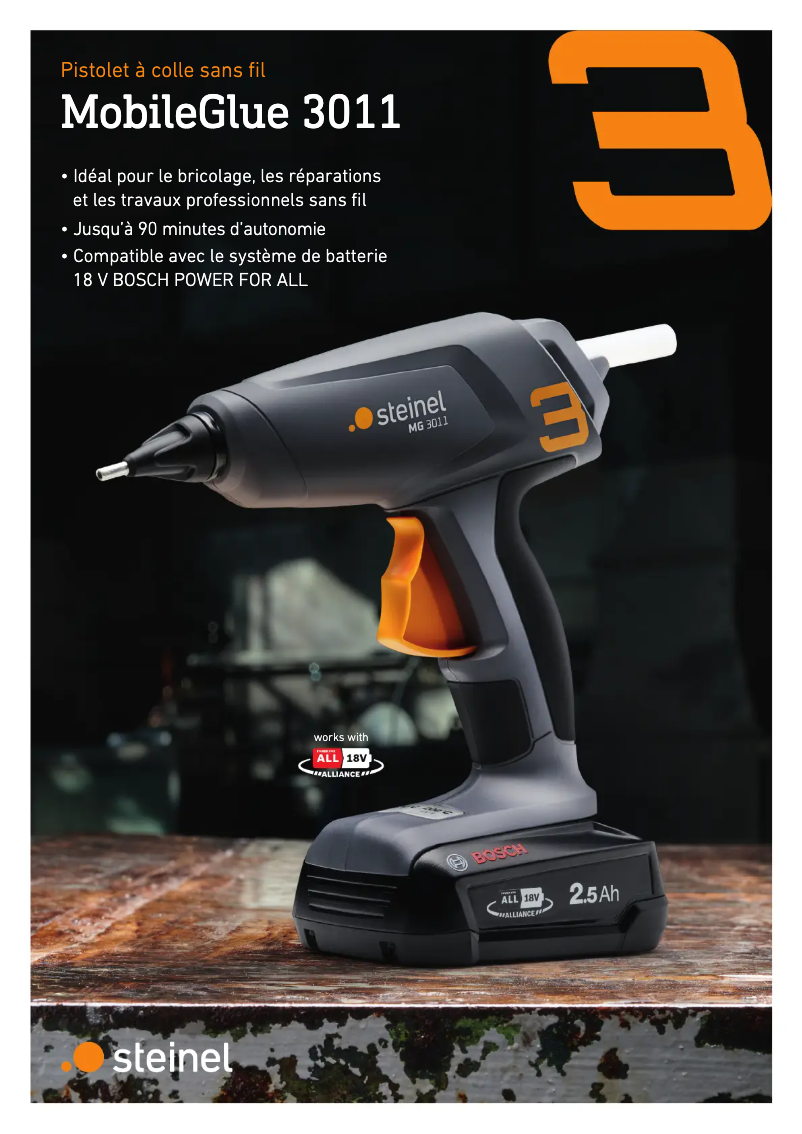 Page n°1 - Brochure Steinel MobileGlue 3011