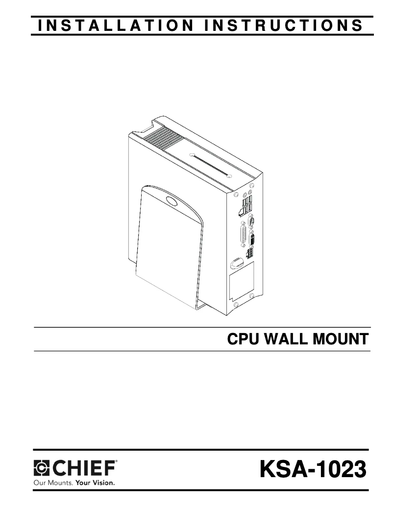 Image de la première page du manuel de l'appareil KSA1023