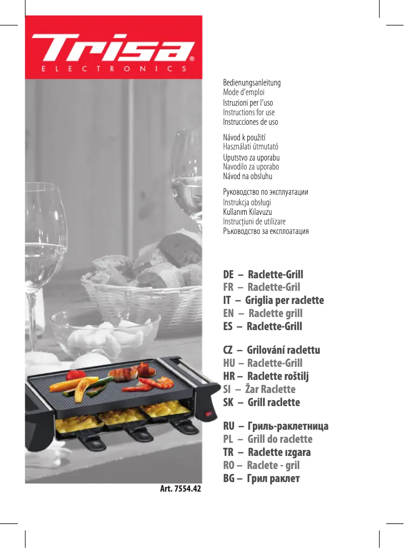 Image de la première page du manuel de l'appareil 7554.42