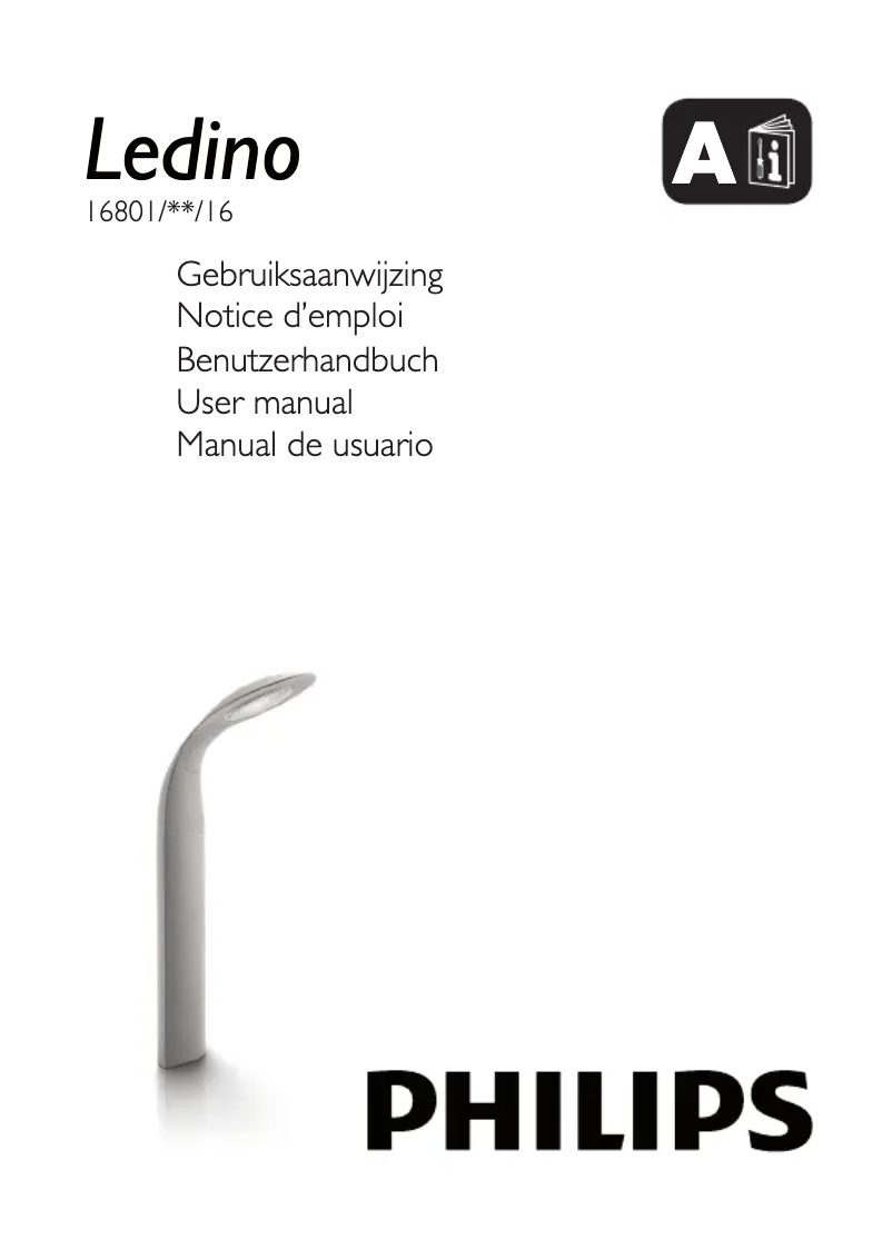 Page 1 de la notice Manuel utilisateur Philips Ledino 168018716