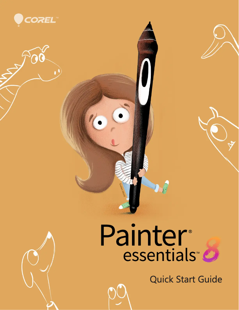 Página 1 del manual Guía de inicio rápido Corel Painter Essentials 8
