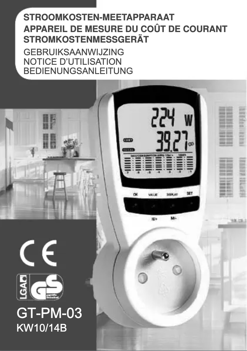 Page 1 de la notice Manuel utilisateur GlobalTronics GT-Szcer-01