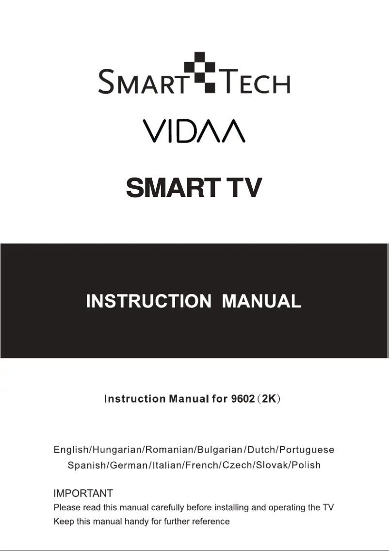 Page n°1 - Manuel utilisateur Smart Tech 24HV10T3