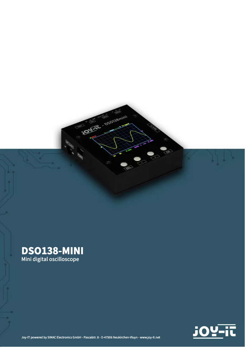Image de la première page du manuel de l'appareil DSO-138-Mini