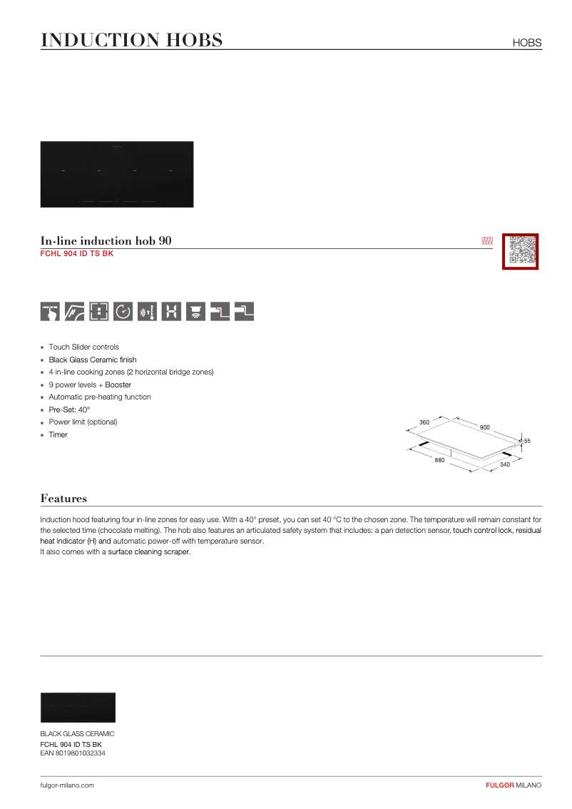 Image de la première page du manuel de l'appareil FCHL 904 ID TS BK