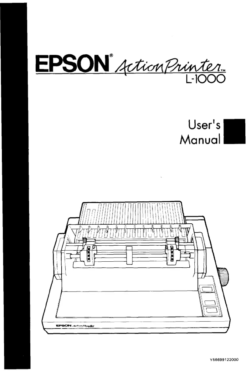 Page 1 de la notice Manuel utilisateur Epson L-1000