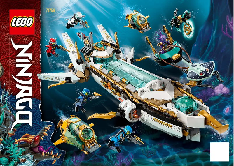 Page 1 de la notice Manuel utilisateur Lego Ninjago 71756