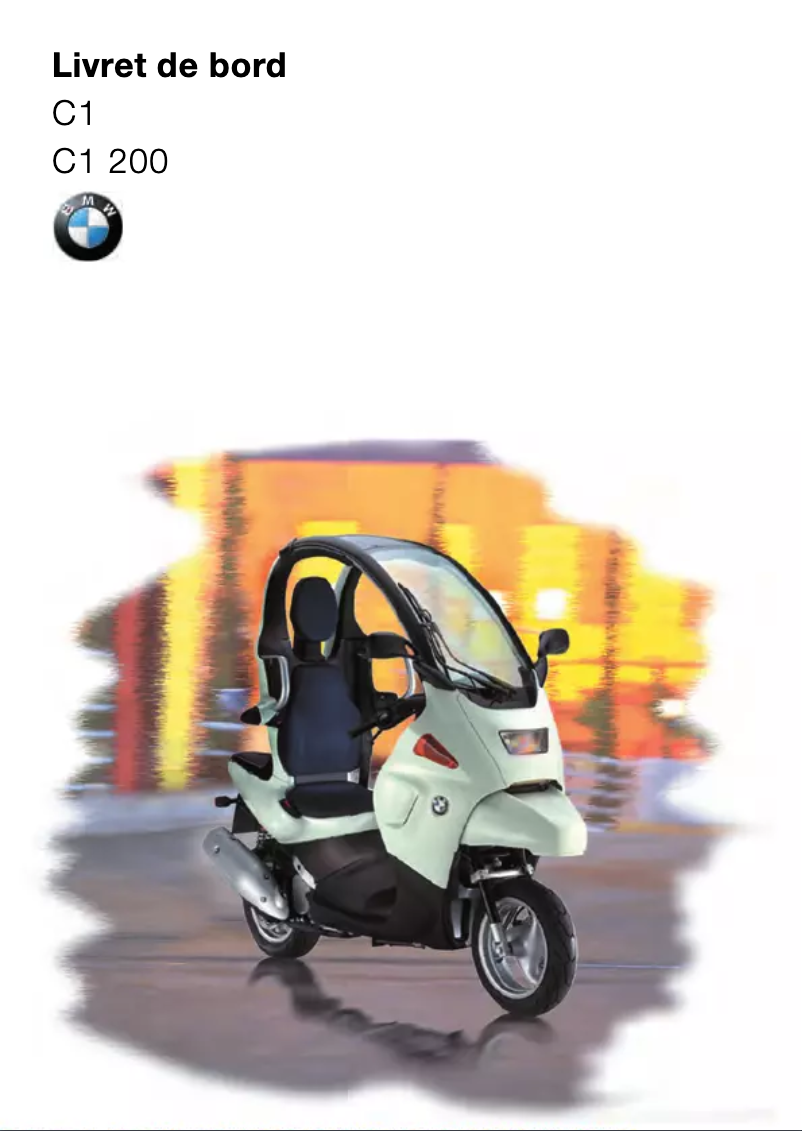 Page 1 of the manual User Manual BMW C1 200 (2000)