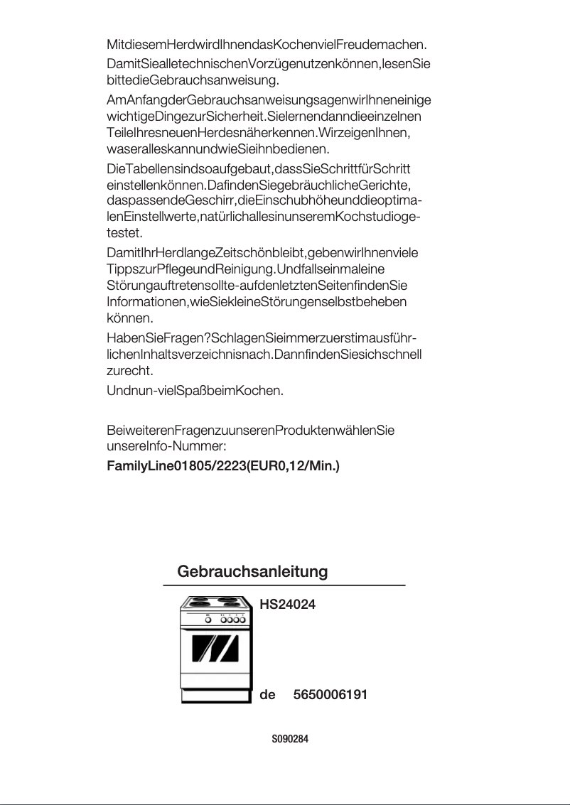 Page 1 de la notice Manuel utilisateur Siemens HS24024