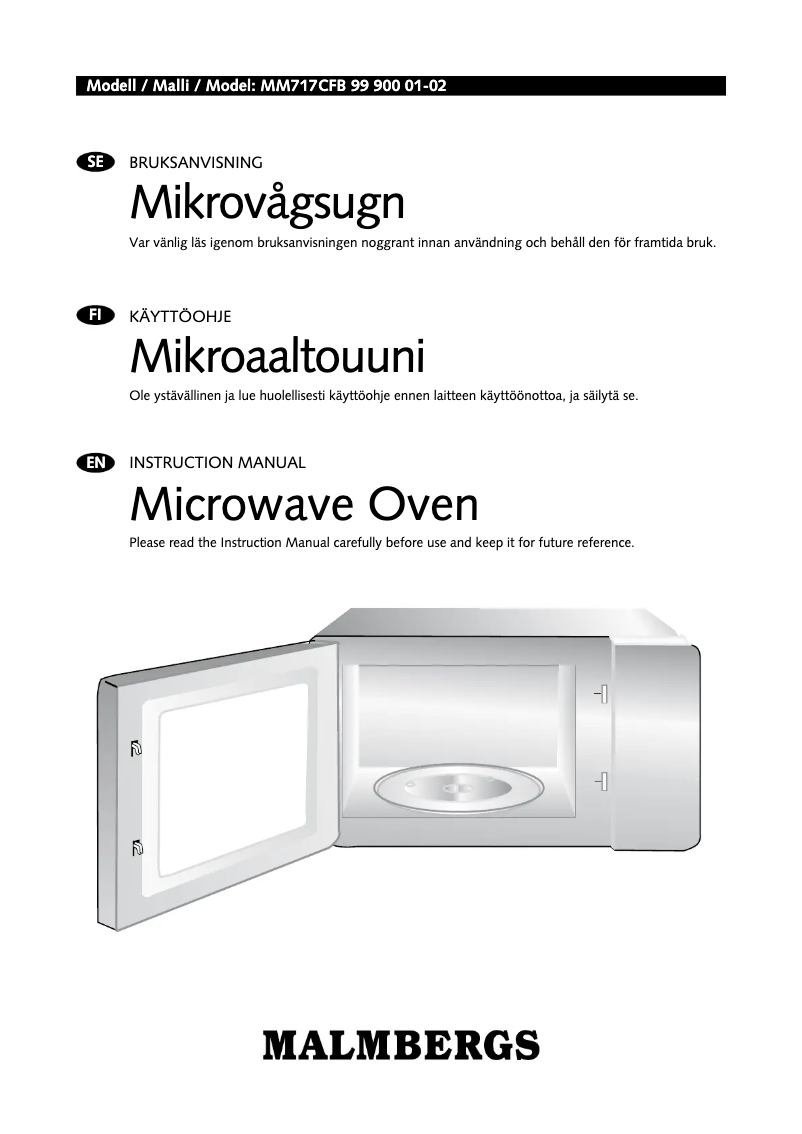 Image de la première page du manuel de l'appareil MM717CFB