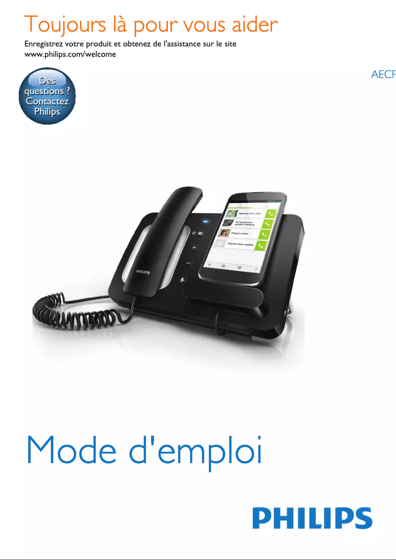 Page n°1 - Manuel utilisateur Philips AECP3000
