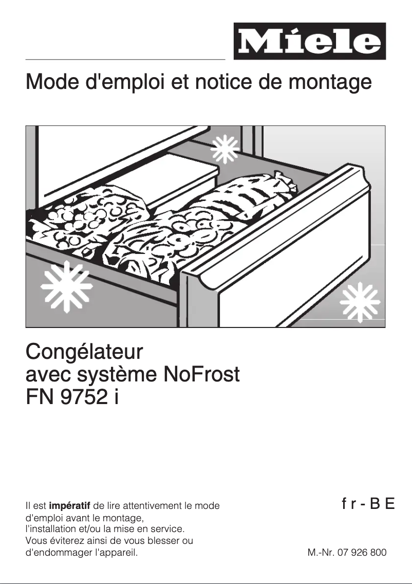 Image de la première page du manuel de l'appareil FN 9752 i