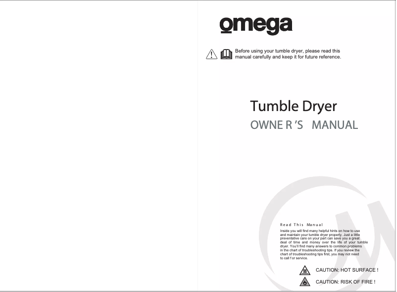 Imagen de la primera página del manual del dispositivo OCD7HP