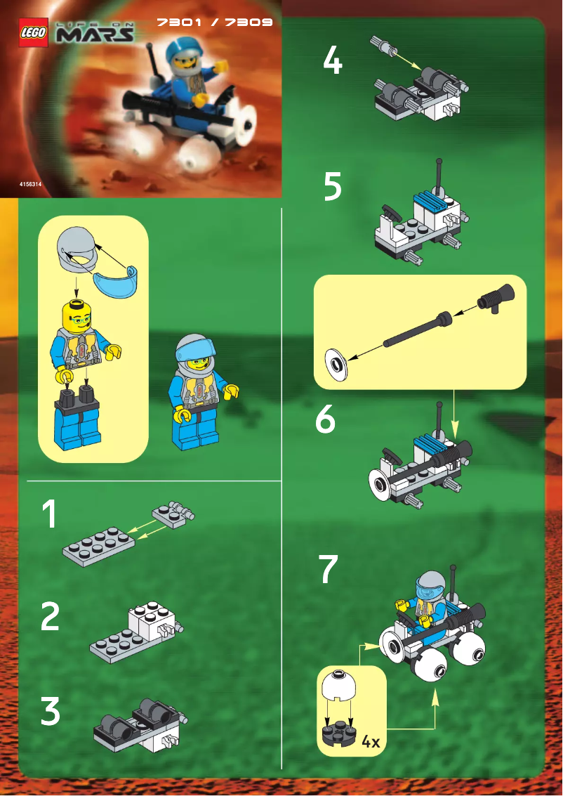 Image de la première page du manuel de l'appareil Space 7301