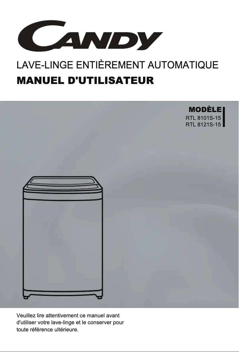 Image de la première page du manuel de l'appareil RTL 8101S-15