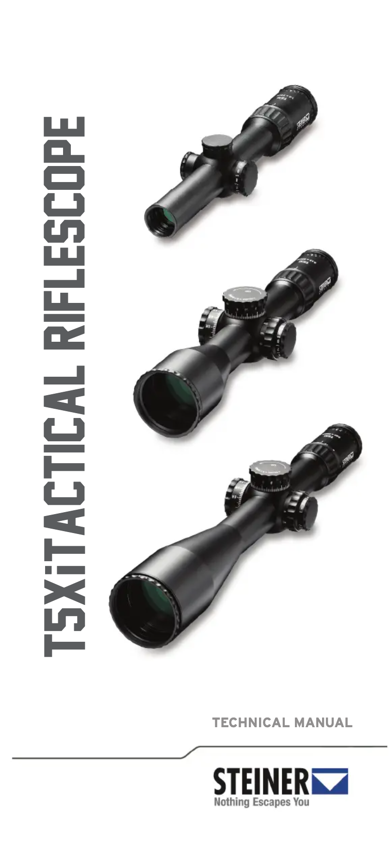 Image de la première page du manuel de l'appareil T5Xi 3-15x50