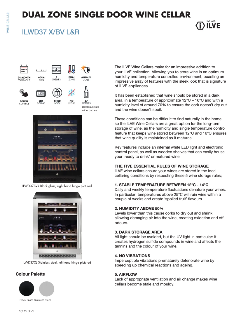 Image de la première page du manuel de l'appareil ILWD37BVL