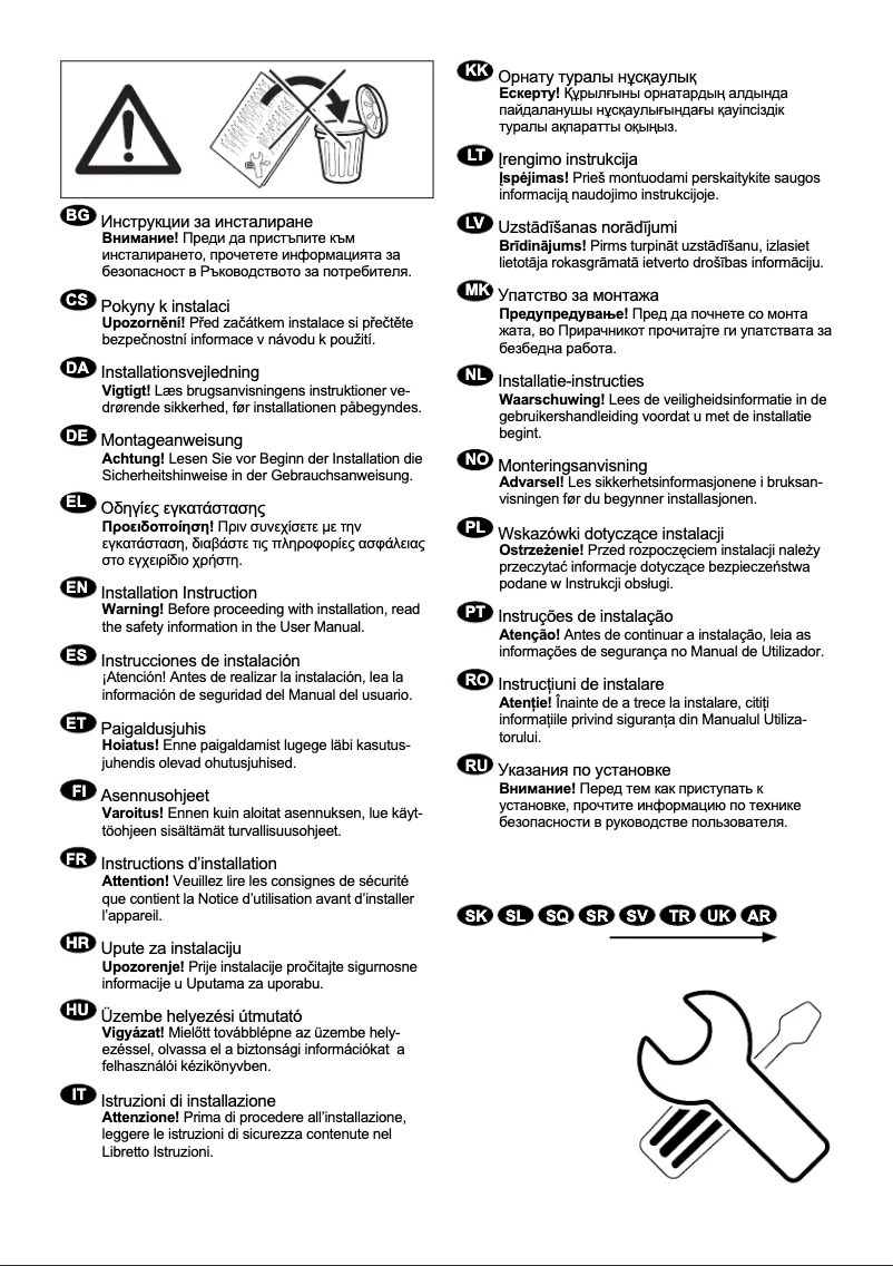 Image de la première page du manuel de l'appareil EWF1405RA