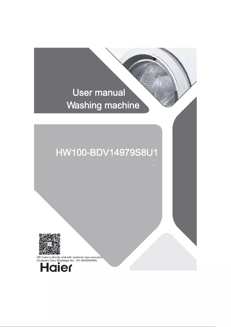 Page 1 de la notice Manuel utilisateur Haier HW100-BDV14979S8U1
