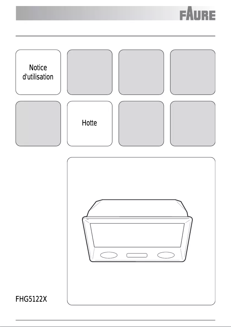 Page n°1 - Manuel utilisateur Faure FHG5122X