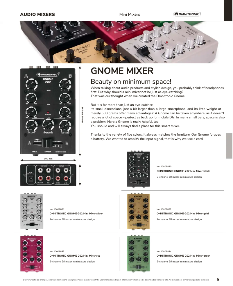 Image de la première page du manuel de l'appareil Gnome-202