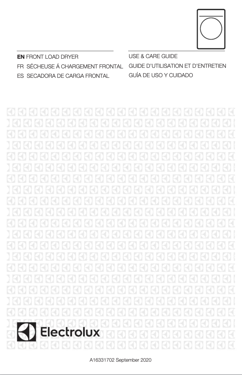 Image de la première page du manuel de l'appareil EFME427UIW