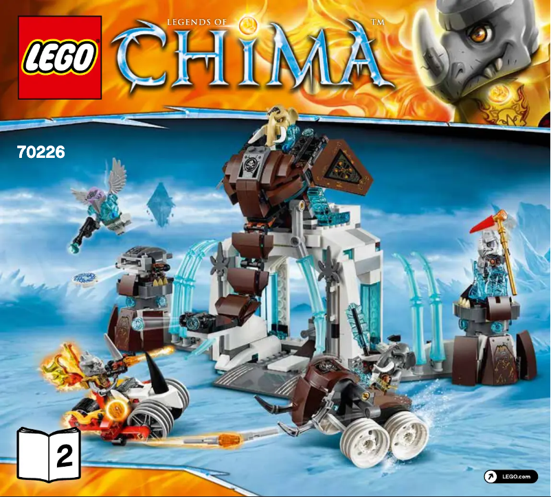 Page 1 de la notice Manuel utilisateur Lego Chima 70226