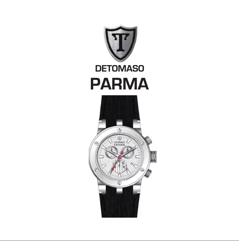 Page n°1 - Manuel utilisateur Detomaso Parma