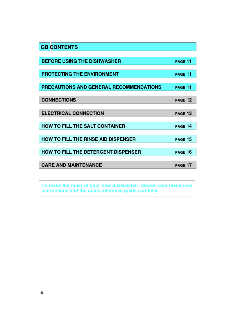 Page 1 de la notice Manuel utilisateur Whirlpool ADP 241 S WH