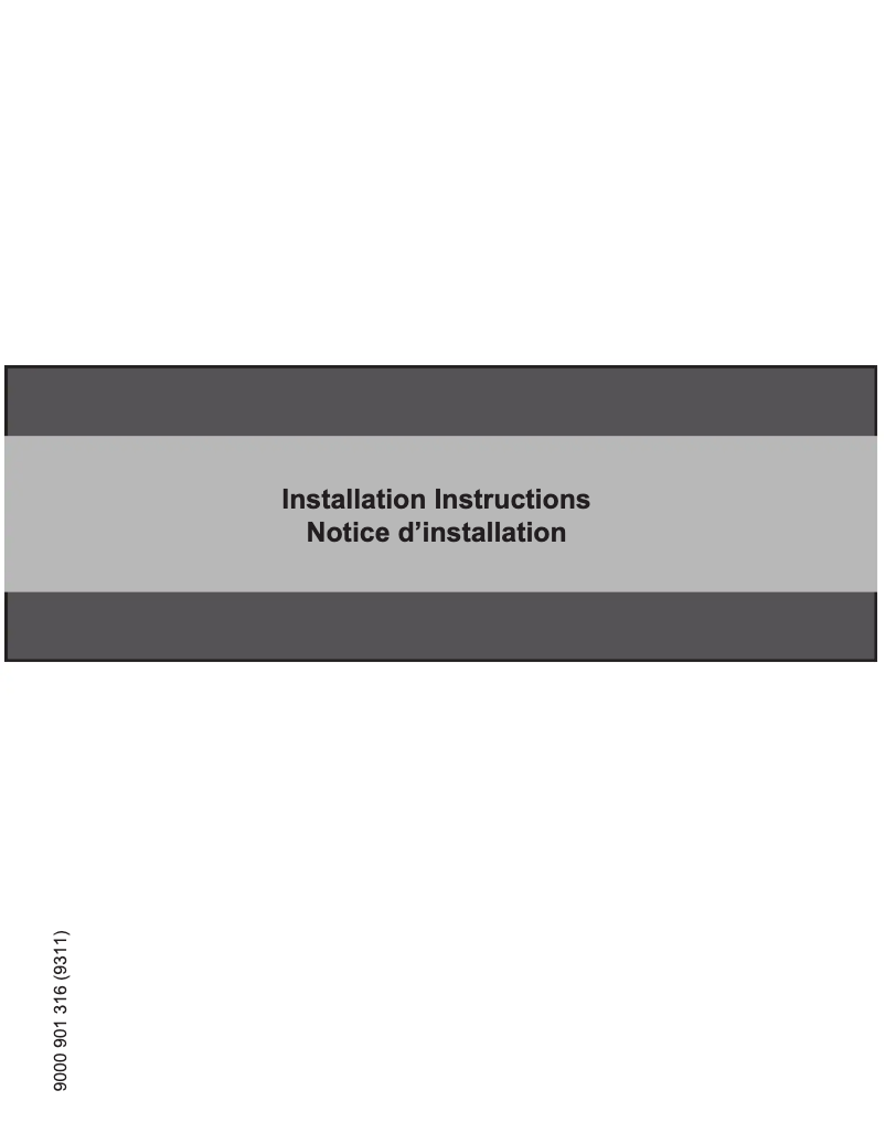 Page 1 de la notice Guide d'installation Bosch SGE68U55U