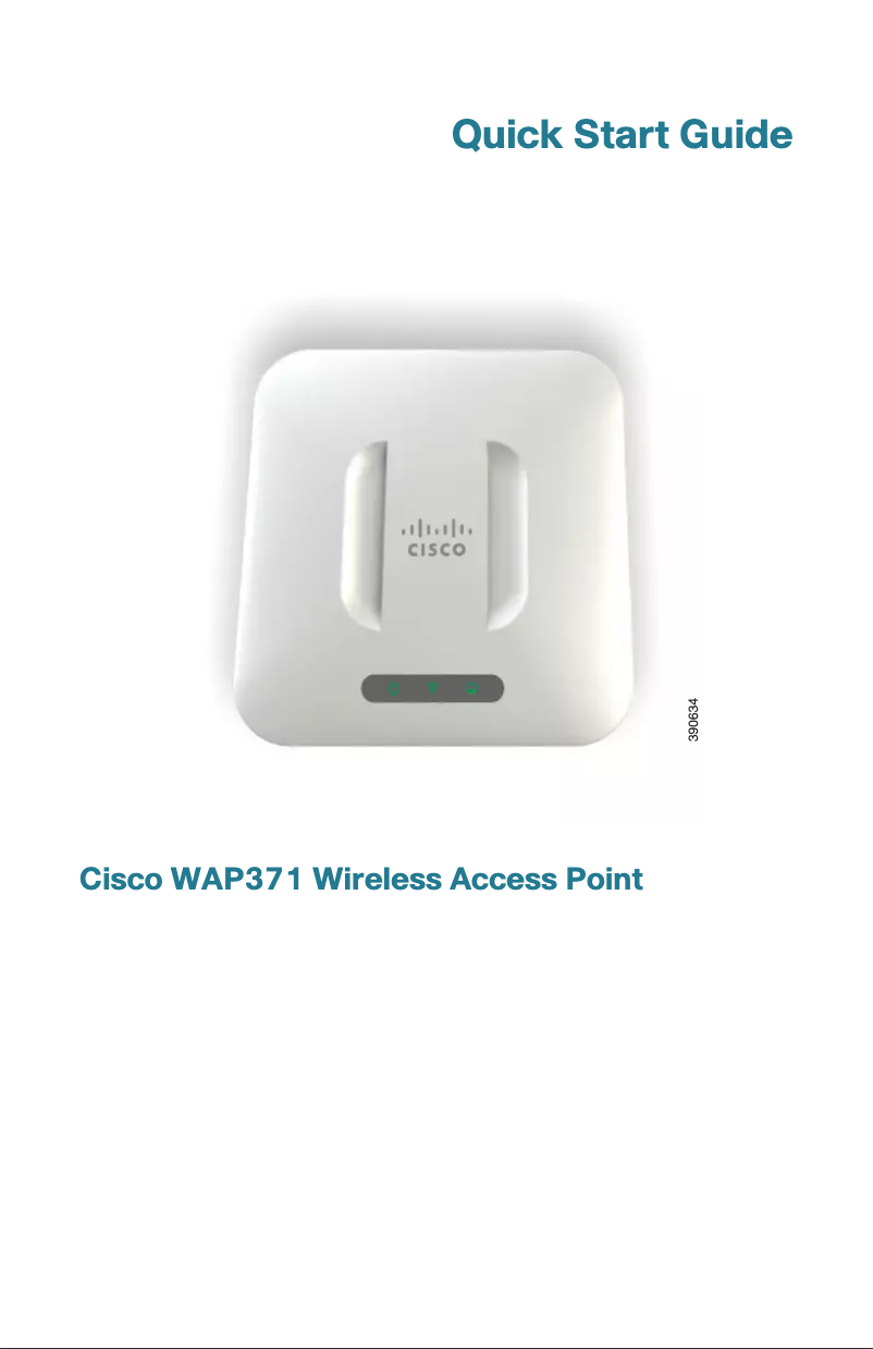 Página 1 del manual Manual de usuario Cisco WAP371