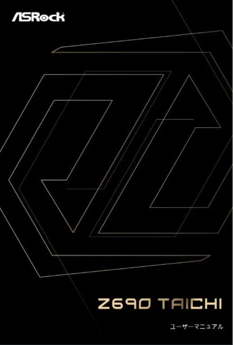 Page 1 de la notice Manuel utilisateur Asrock Z690 Taichi